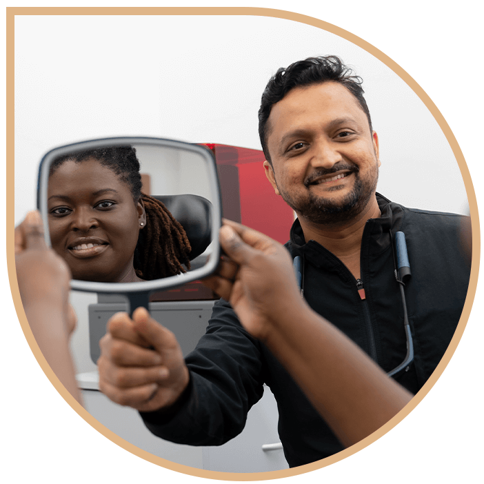 mirror dr brahm new smile